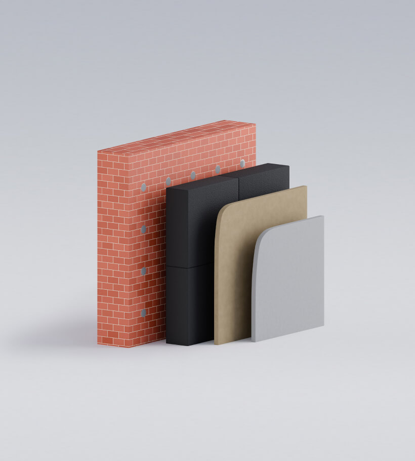 External wall insulation system for a timber frame home