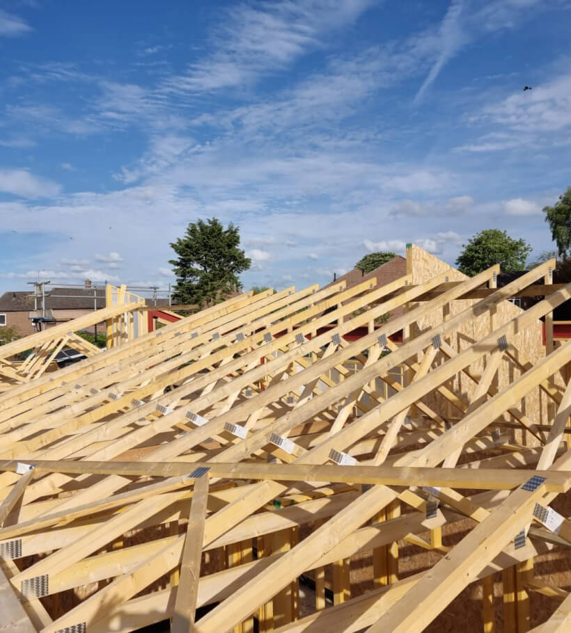 Structure-only timber frame kit by Fleming Homes