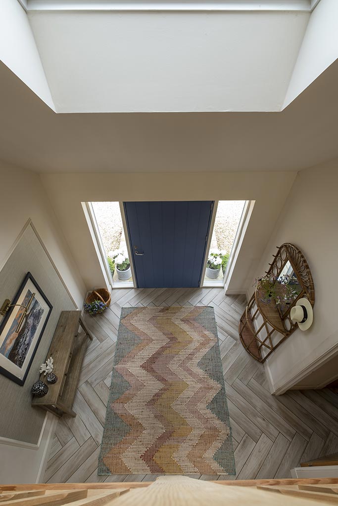Airy reception hall interior