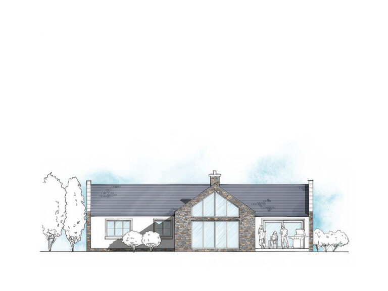 CO.03 3-bedroom timber frame house – exterior view