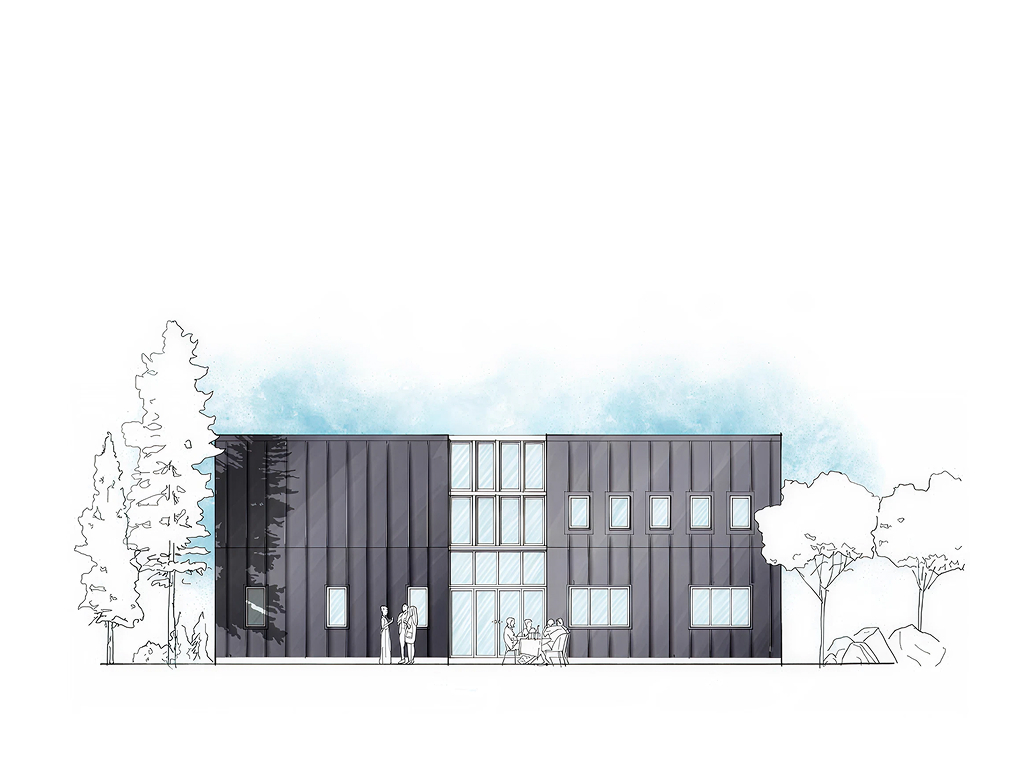 CO.04 3-bedroom timber frame house – exterior view
