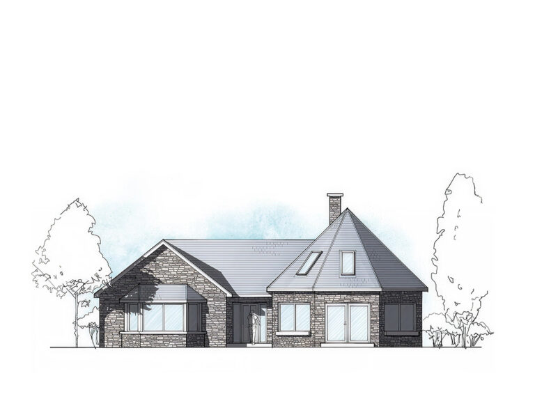 CO.05 3-bedroom timber frame house – exterior view