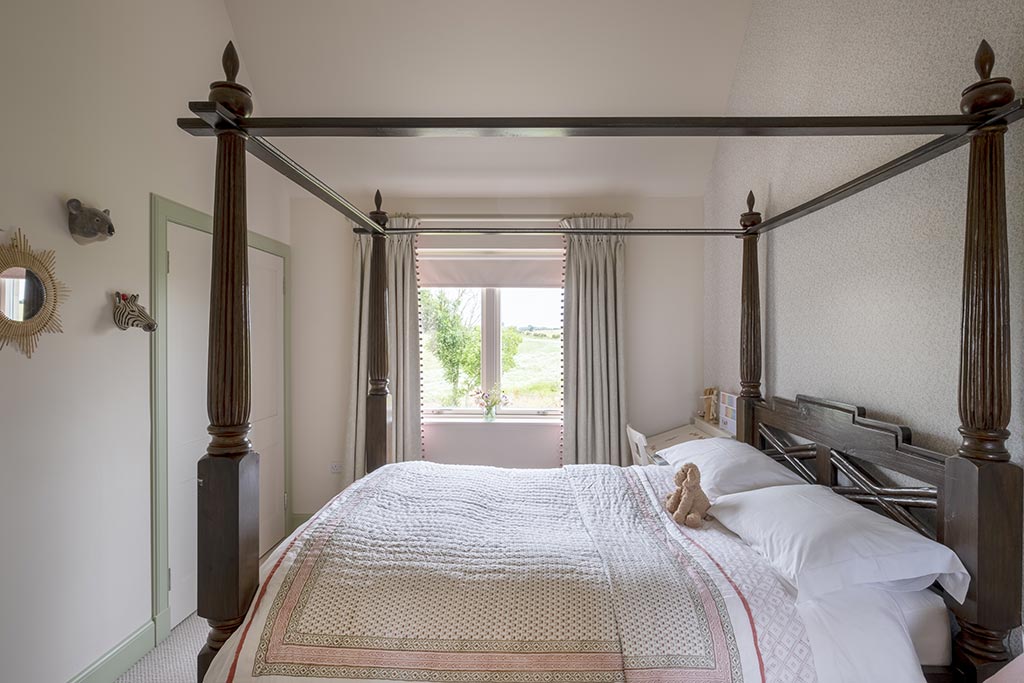 Country style bedroom interior