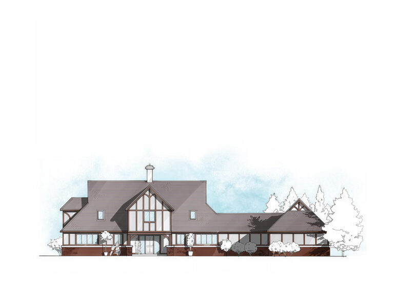 ET.07 timber frame house – exterior view