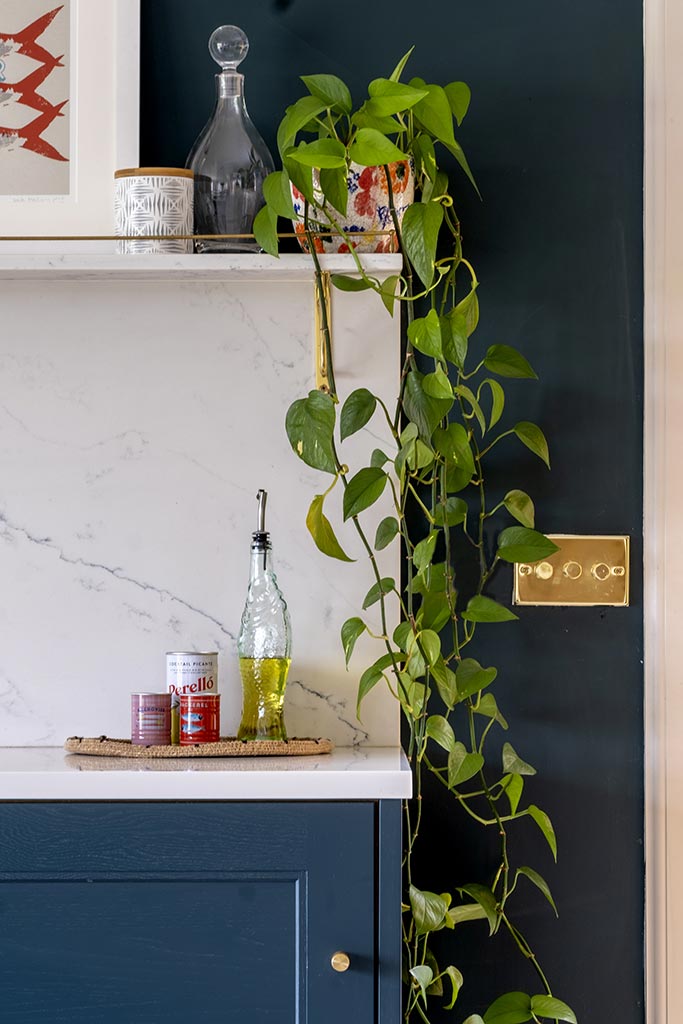 Kitchen design and finishing detail in a timber frame self-build