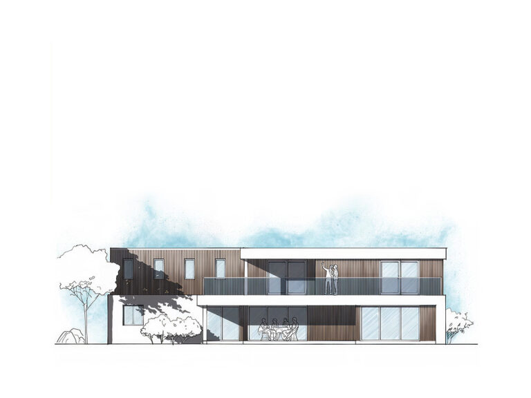 MO.04 4-bedroom timber frame house – exterior view