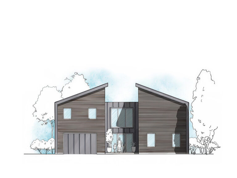 MO.06 5-bedroom timber frame house – exterior view