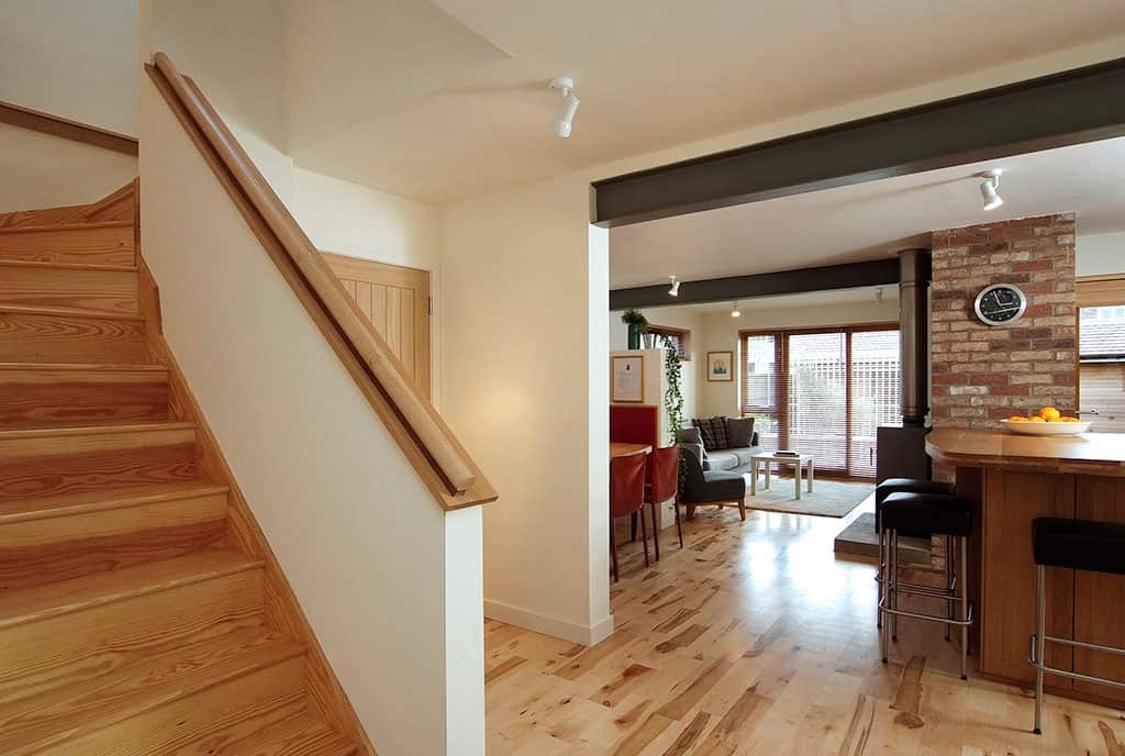 Open plan city living interior