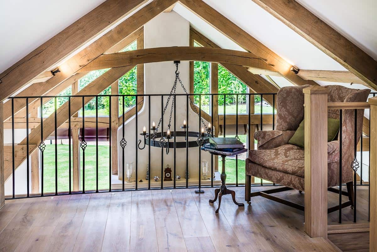 Cosy reading space interior
