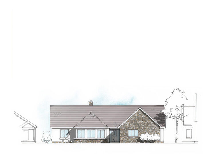 ST.03 4-bedroom timber frame house – exterior view