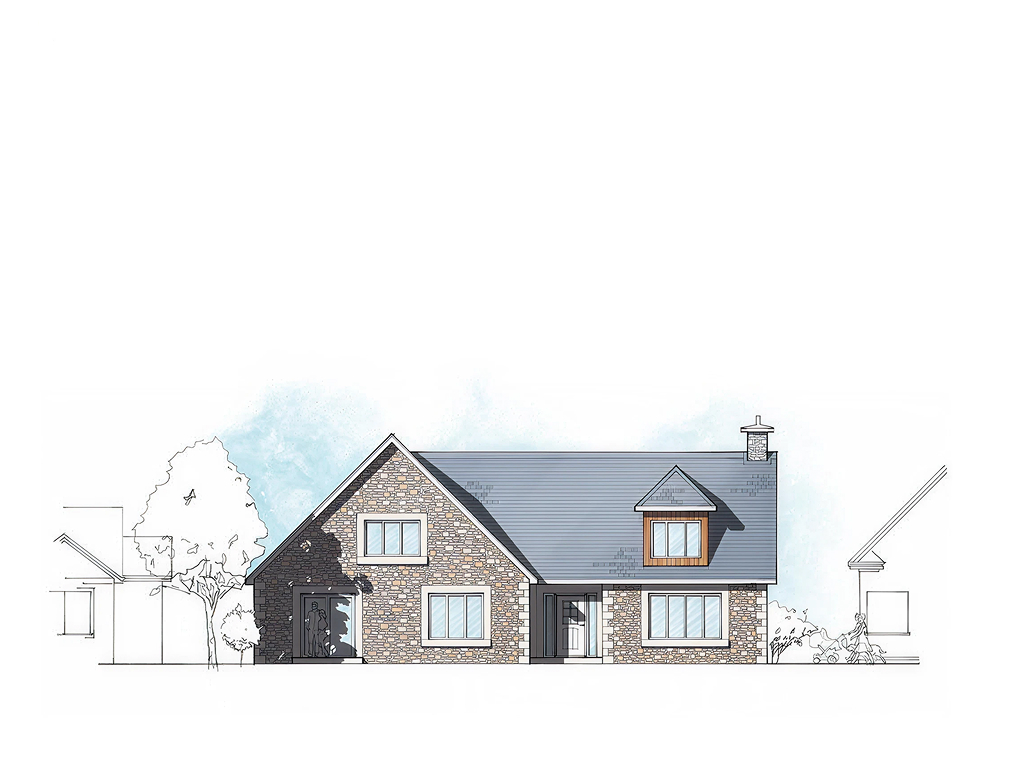 ST.04 4-bedroom timber frame house – exterior view