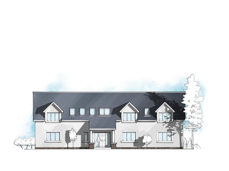 ST.05 4-bedroom timber frame house – exterior view
