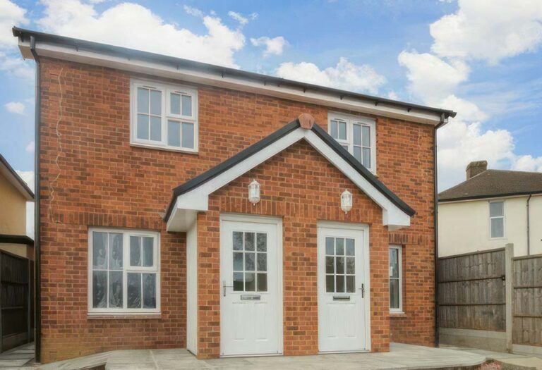 Timber frame self-build rental property with modern design
