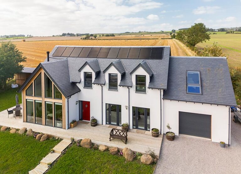 Rural, low-energy home for first-time self-builders