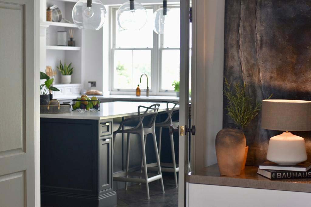 Kitchen interior with island