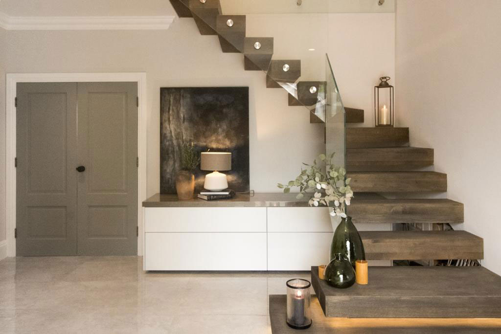 Luxury bespoke staircase interior