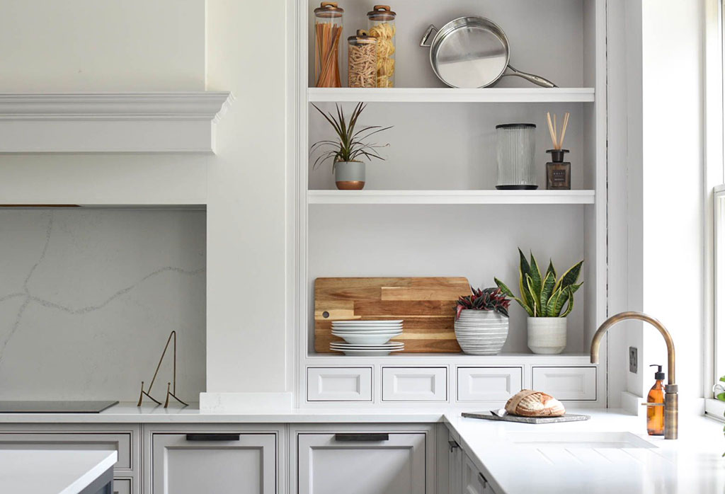 Luxury fitted kitchen interior
