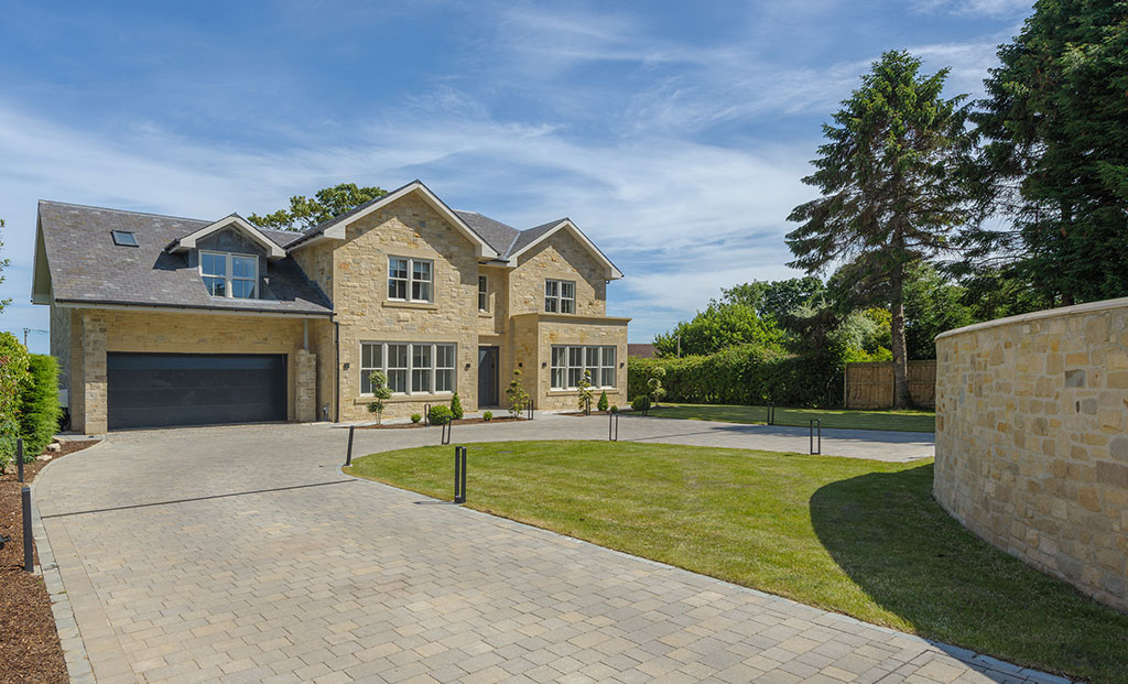 Luxury self-build timber frame home exterior