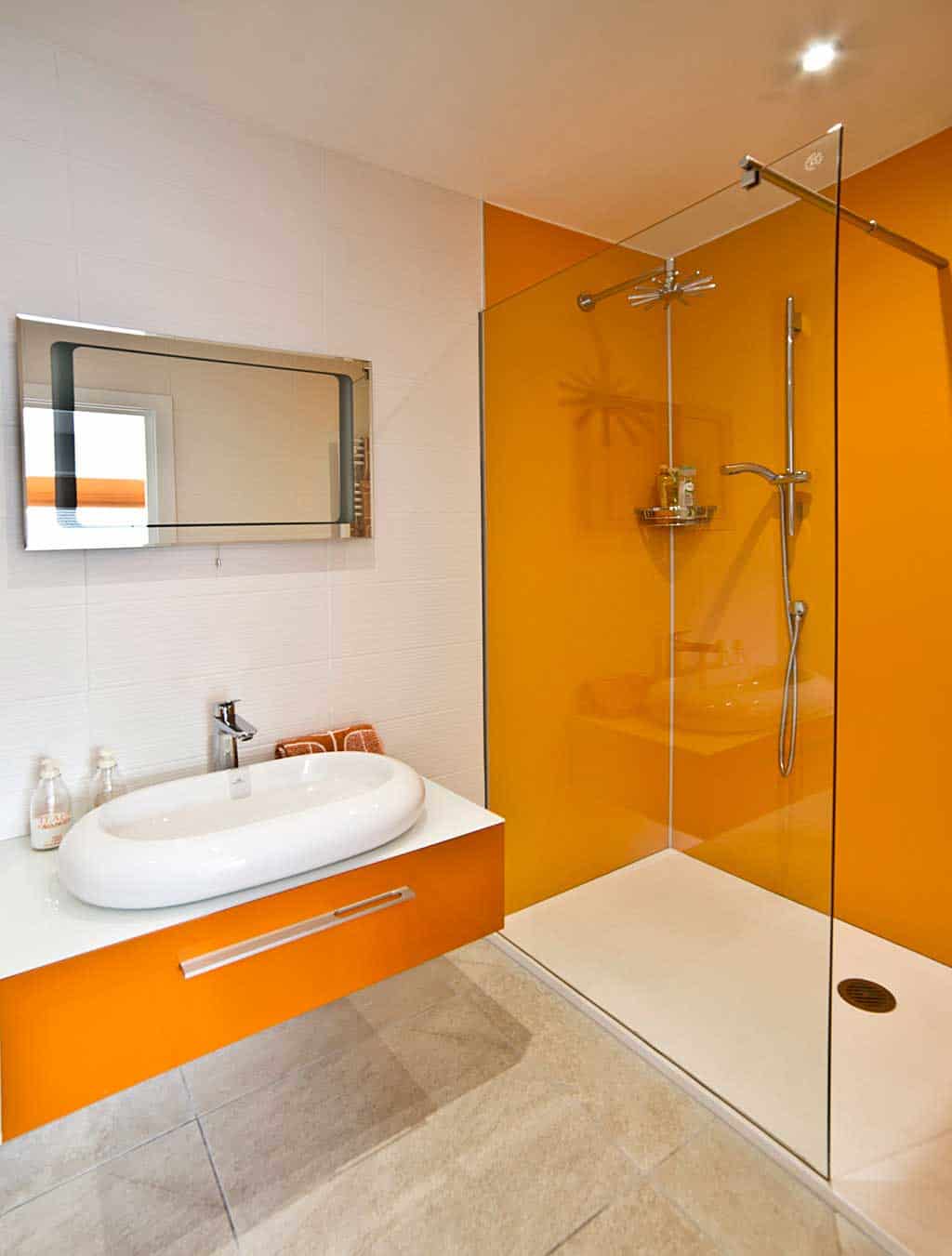Modern bathroom interior