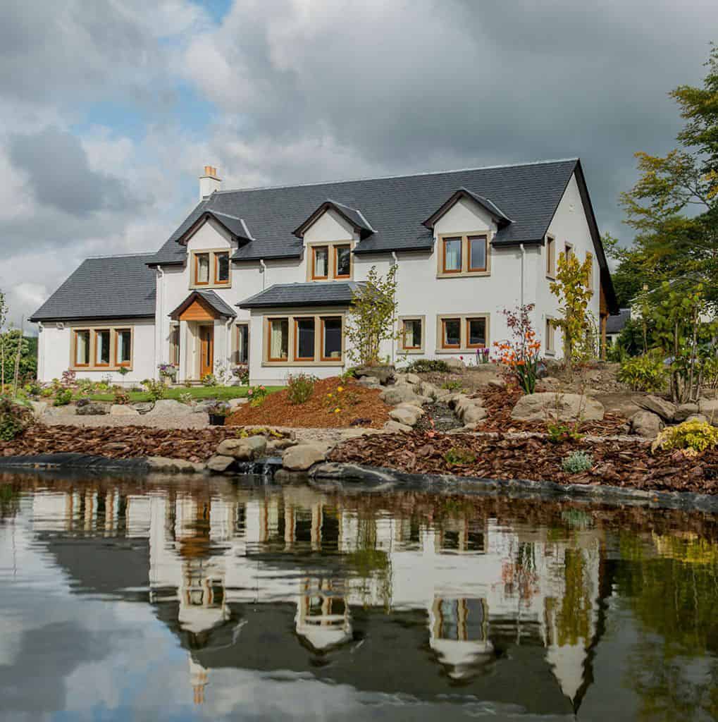 Eco-friendly timber frame self-build with energy-efficient design