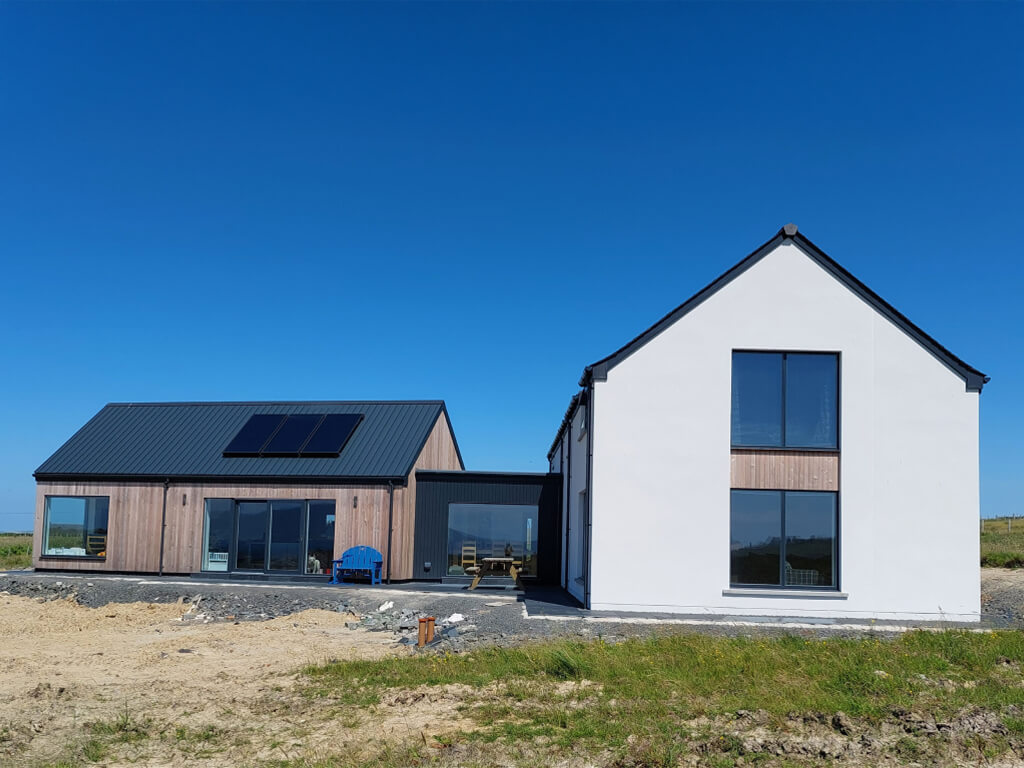Timber frame self-build home on a Scottish island
