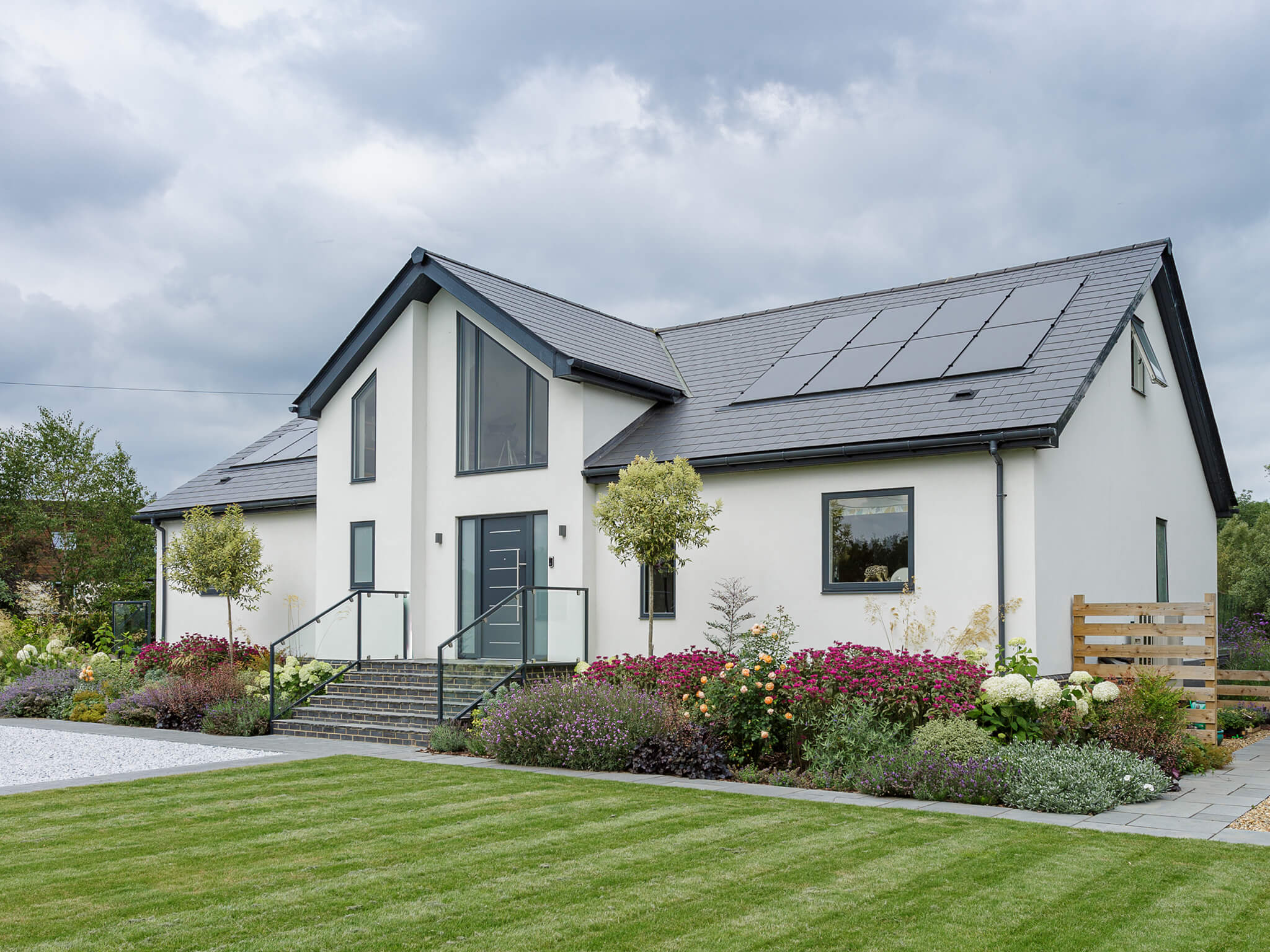 Scandi timber charm timber frame exterior