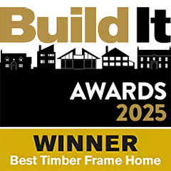 Build It Awards 2025 – Best Timber Frame Home winner
